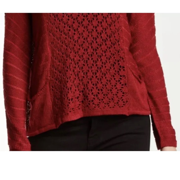 Papillon red crochet sweater - Picture 3 of 11